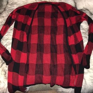 Plaid sweater